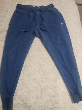 American Eagle Outfitters Navy-Blue Drawstring Joggers